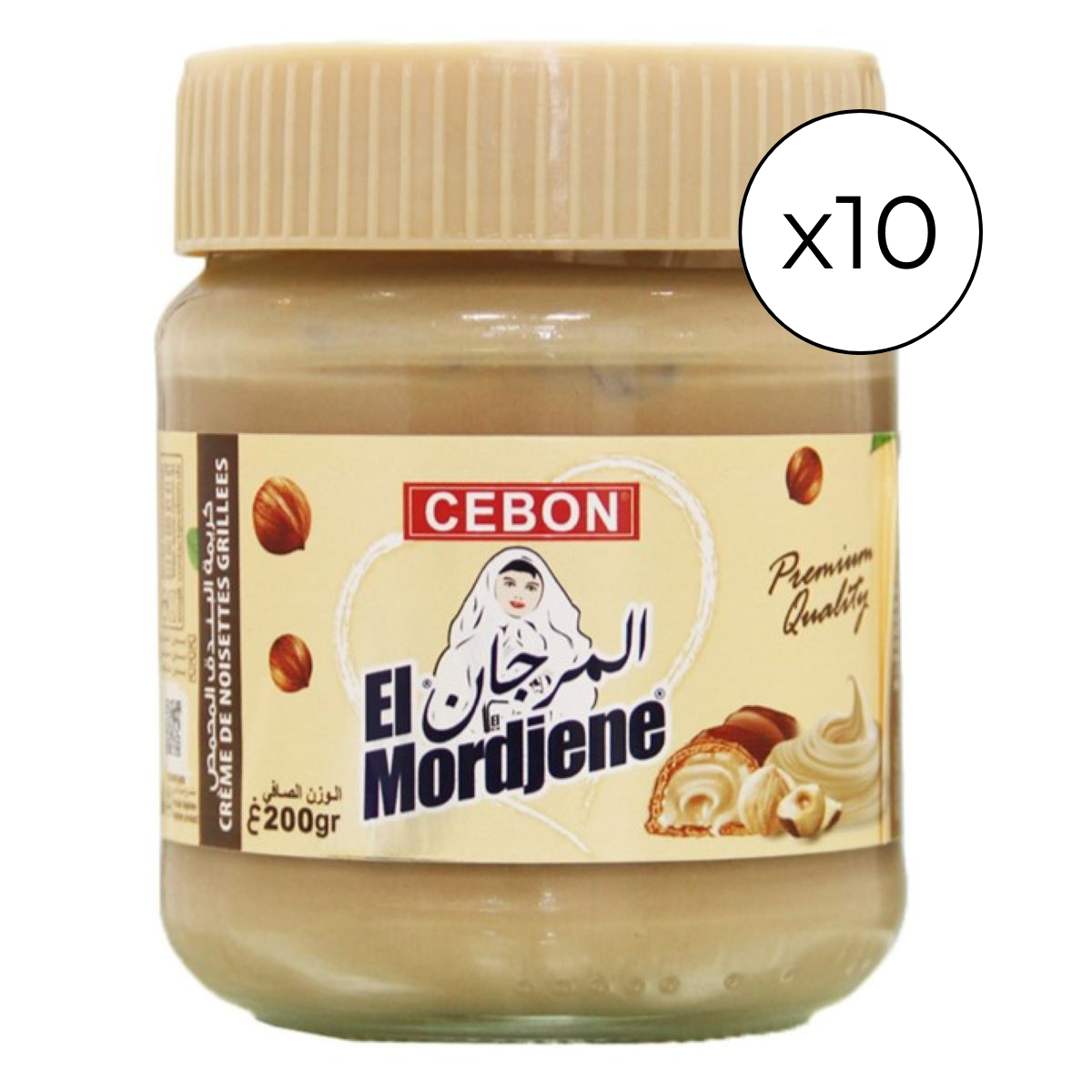 El Mordjene® crème noisette 200g x10 2