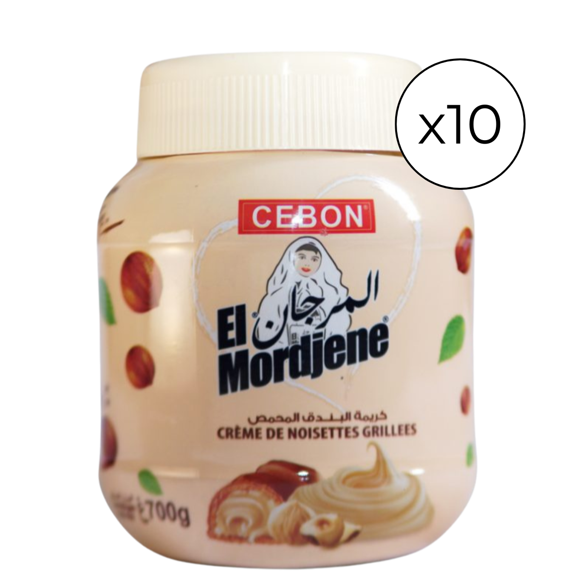 El Mordjene® crème noisette 700g x10